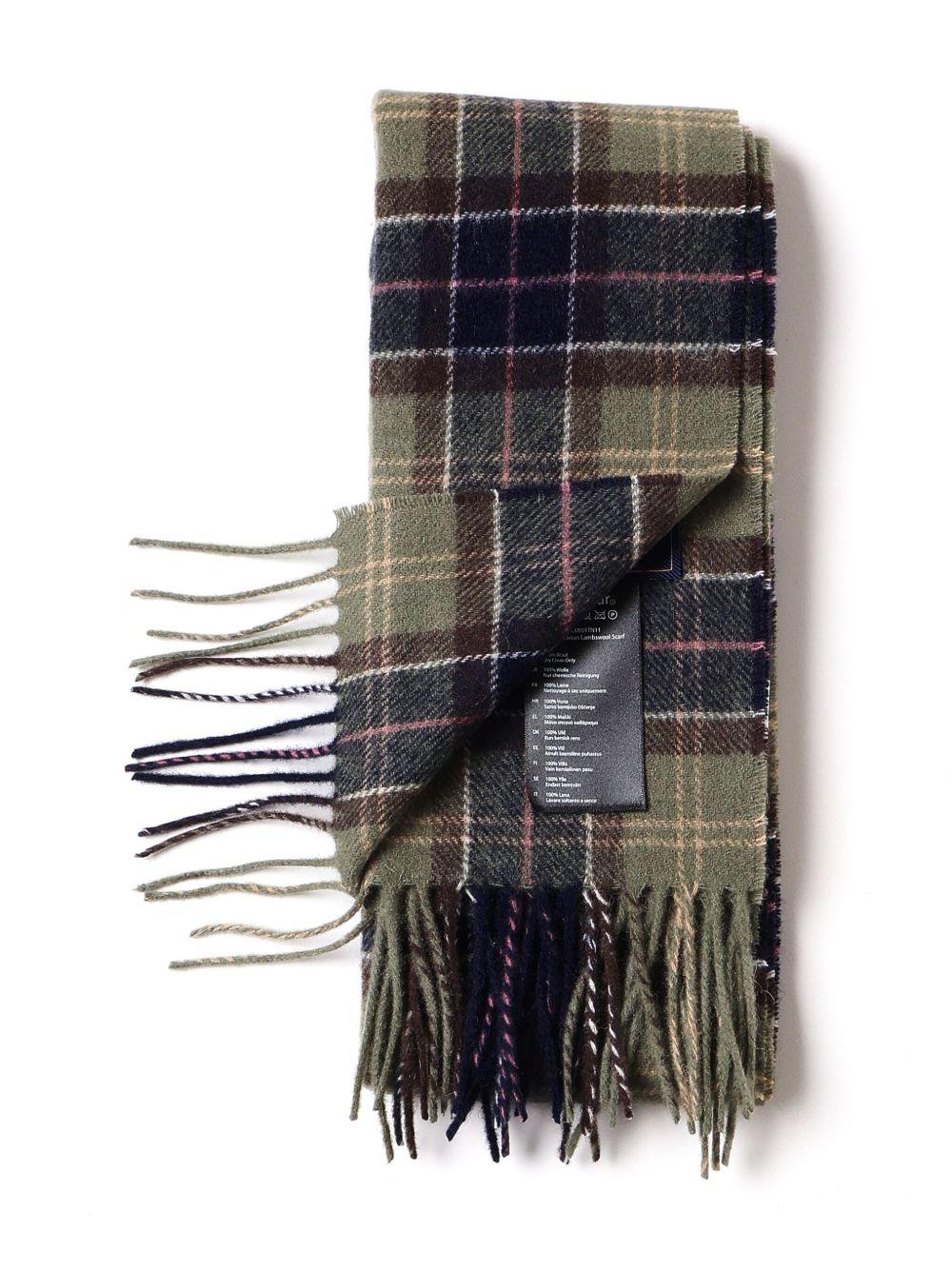 sciarpa tartan verde 