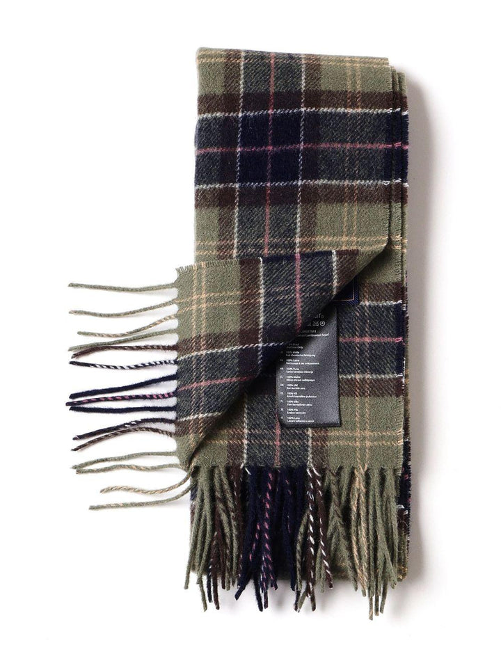 sciarpa tartan verde 