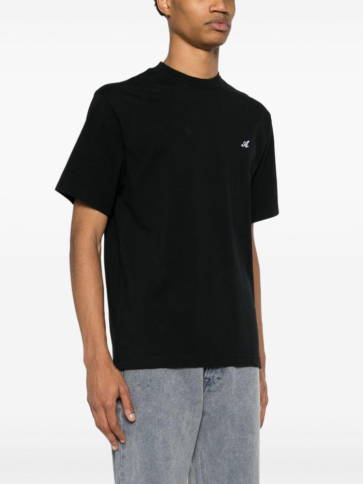 T-shirt con ricamo nera 