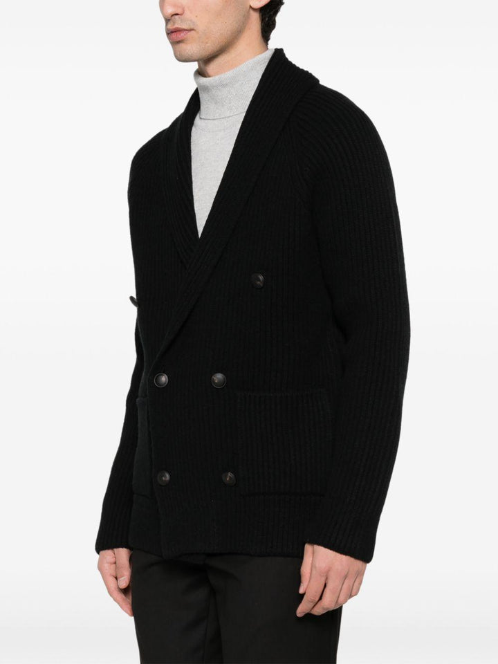 Cardigan doppiopetto nero 