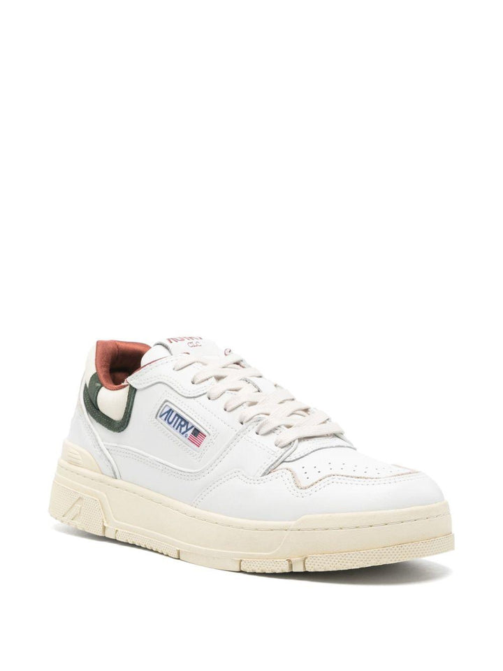 Sneakers bianche CLC in pelle con inserti 