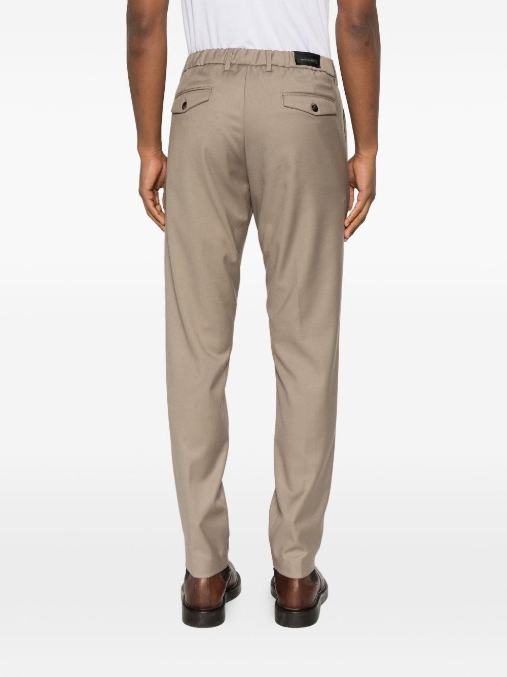 Pantaloni Mc Denny con pieghe beige 
