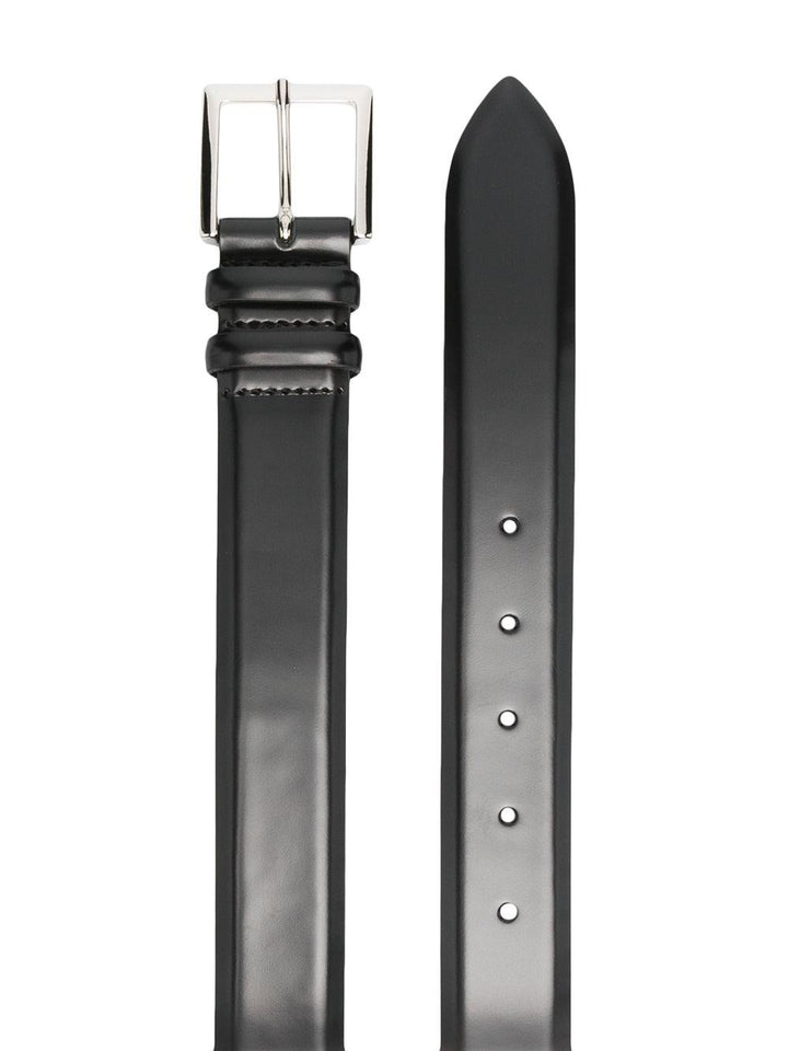 Cintura in pelle blu 