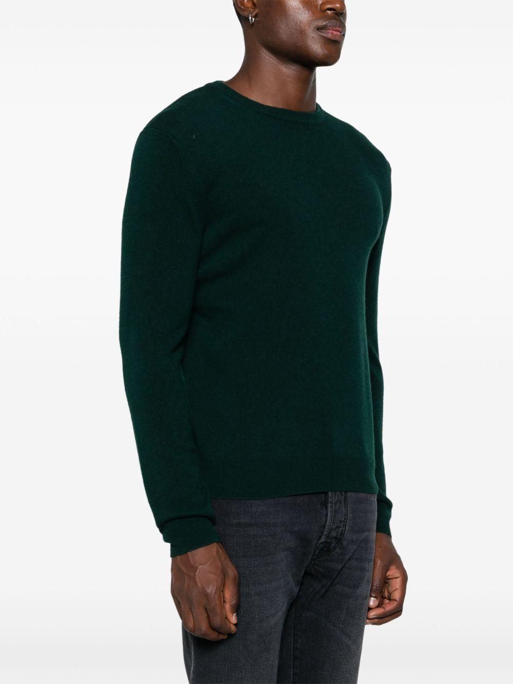 Maglione girocollo verde 
