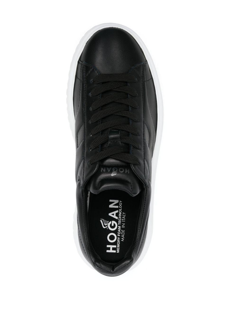 Sneaker H-stripes nera 