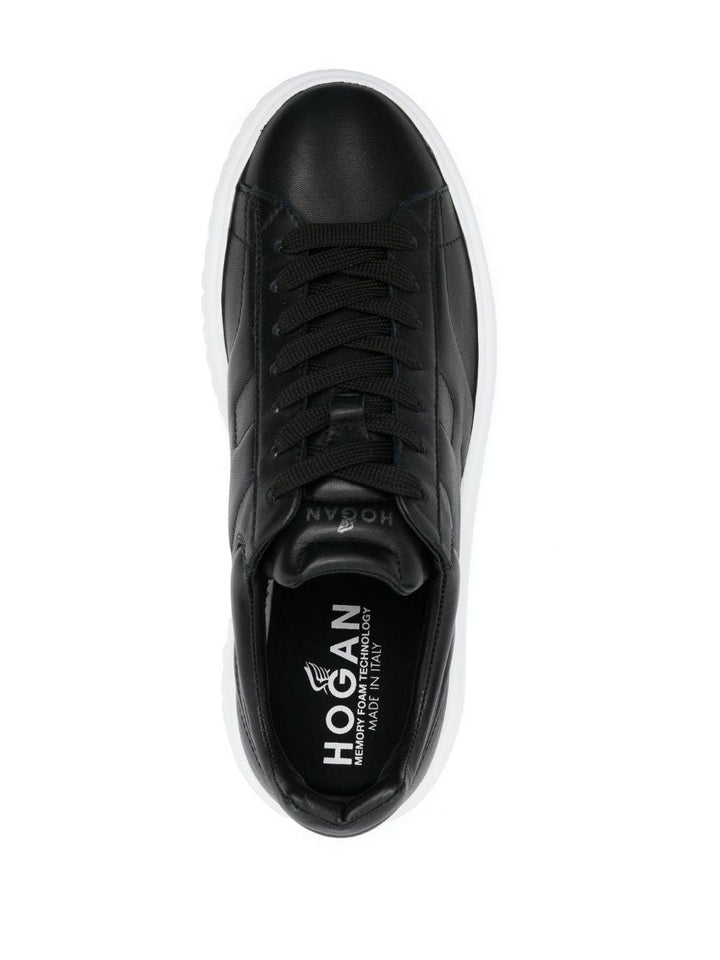 Sneaker H-stripes nera 