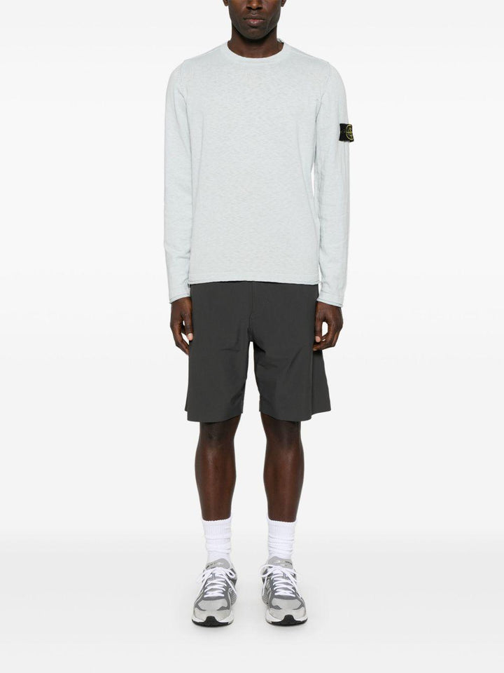 Maglione sky con applicazione 