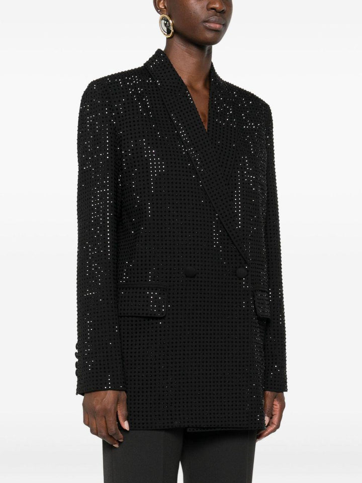 Blazer con cristalli 