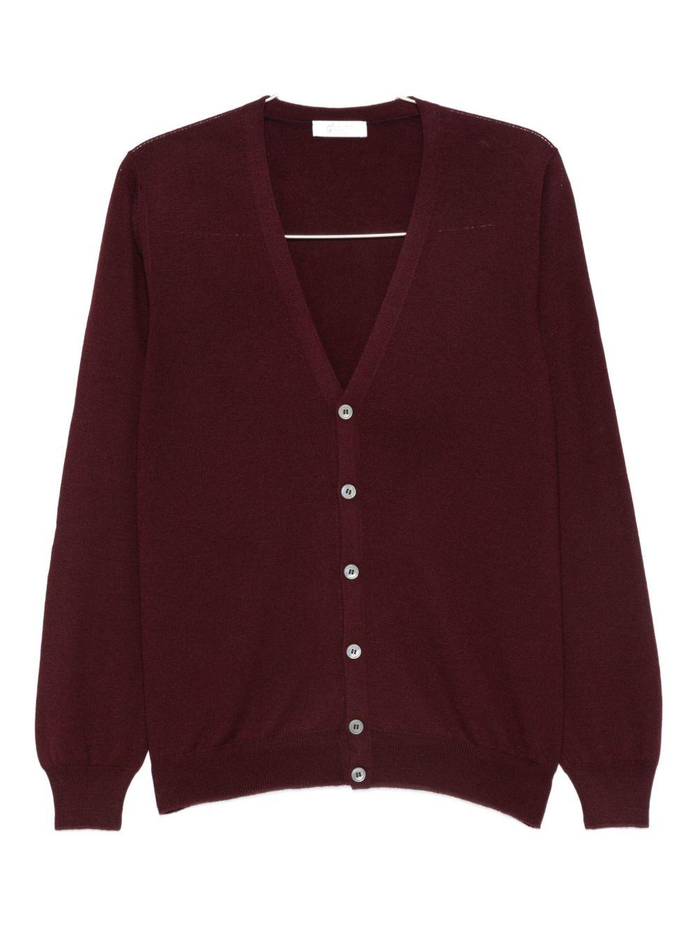 Cardigan amaranto 