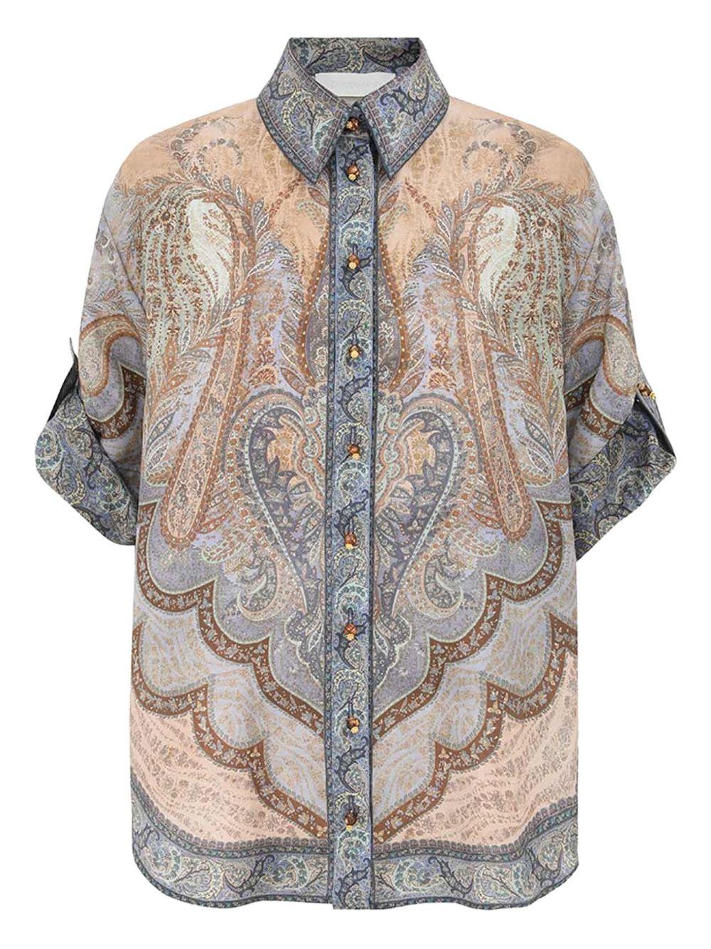 Camicia con stampa 
