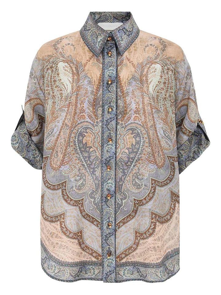 Camicia con stampa 