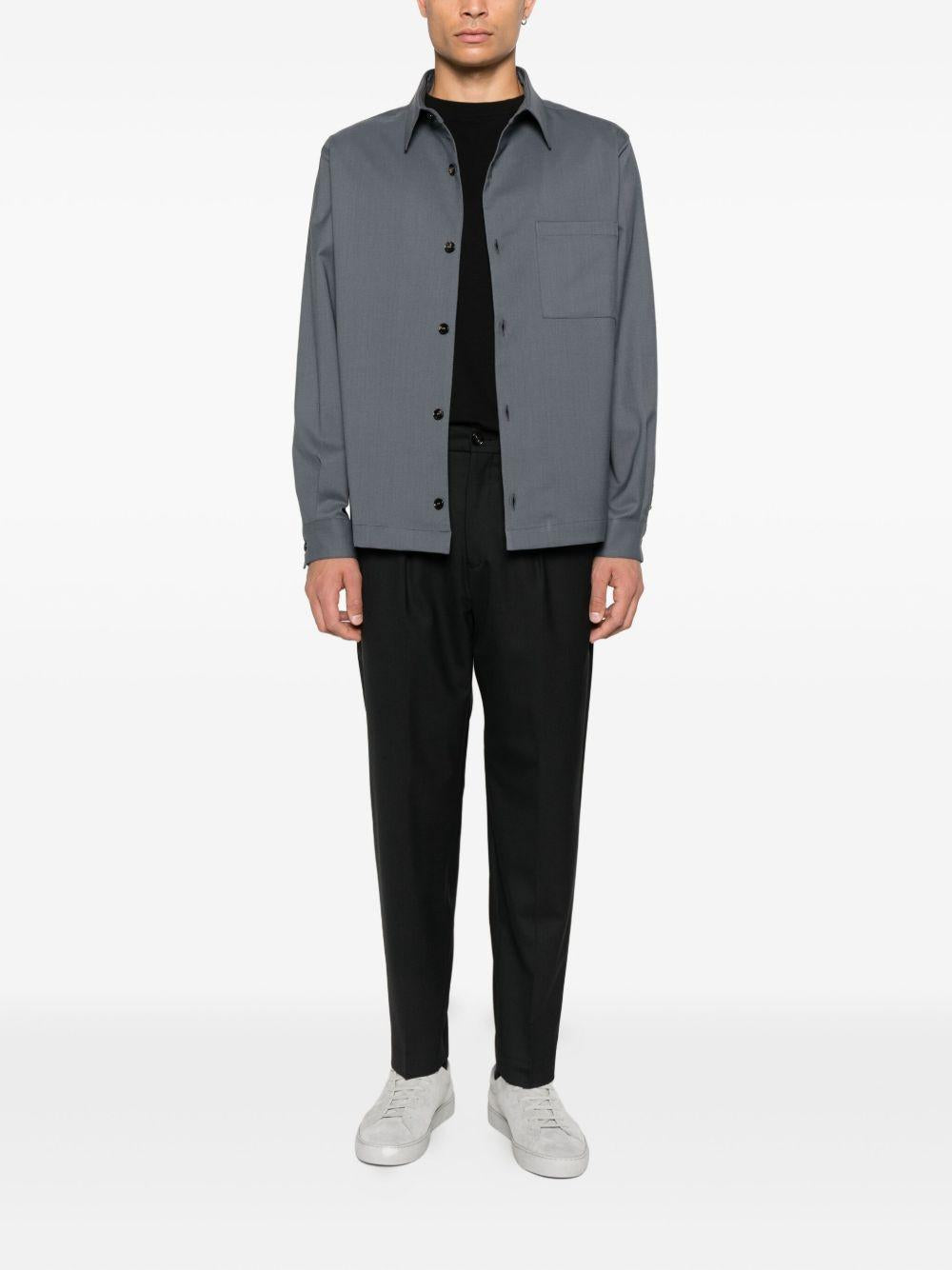 Pantalon neri con vita elasticizzata 