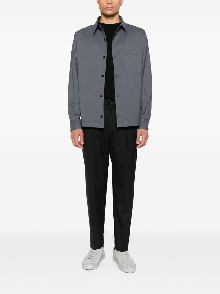 Pantalon neri con vita elasticizzata 