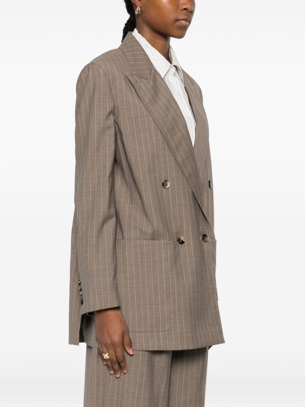 Blazer doppiopetto Acciaio 