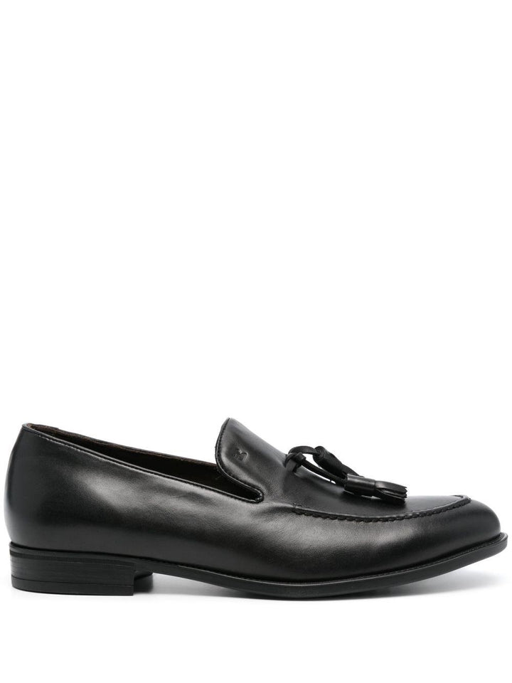 Mocassino Nero In Pelle 