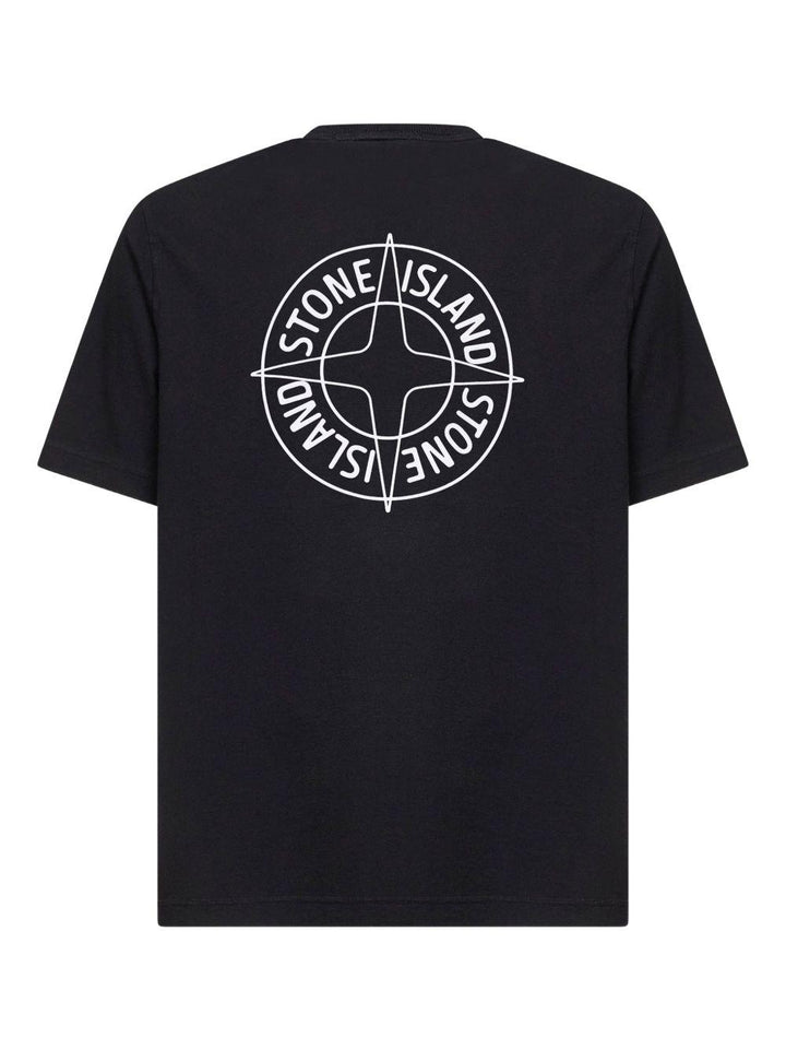 T-shirt nero con logo 