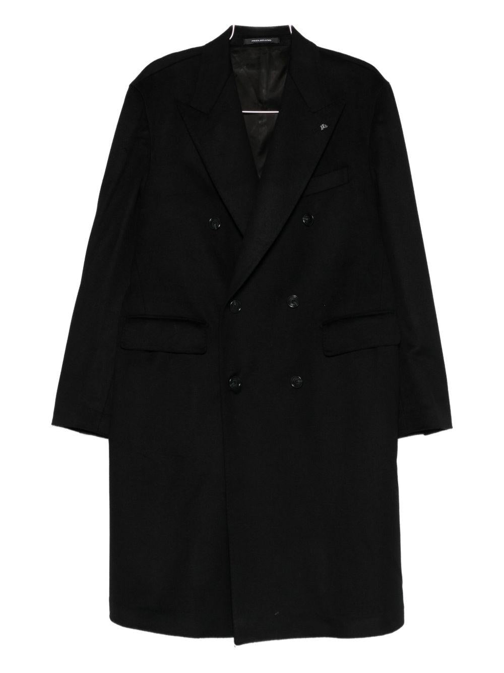 Cappotto doppiopetto nero 