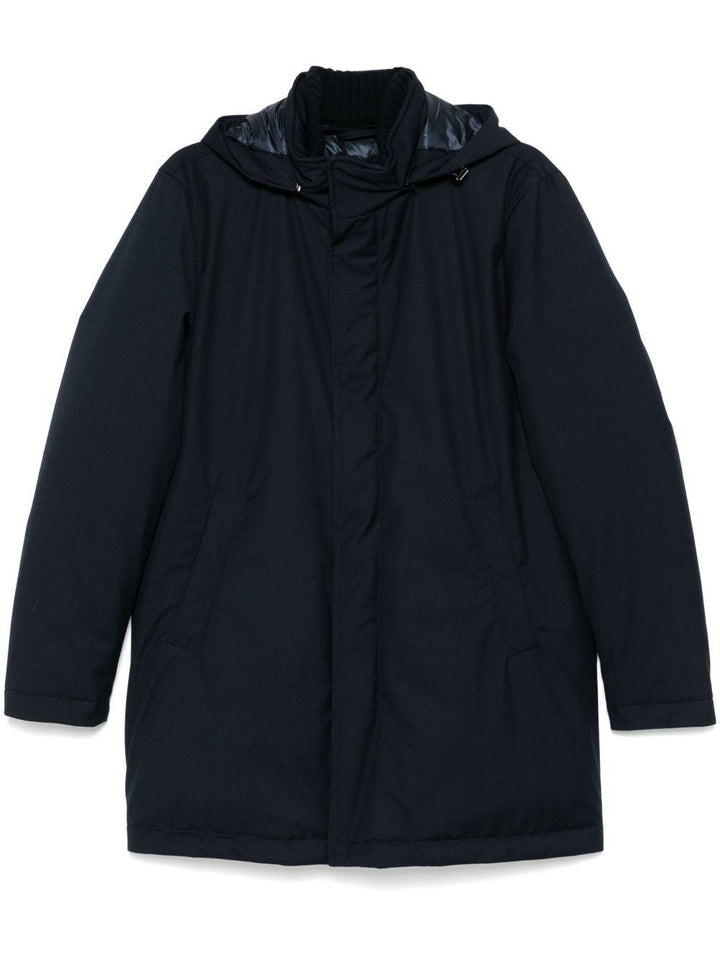 Cappotto imbottito blu navy 