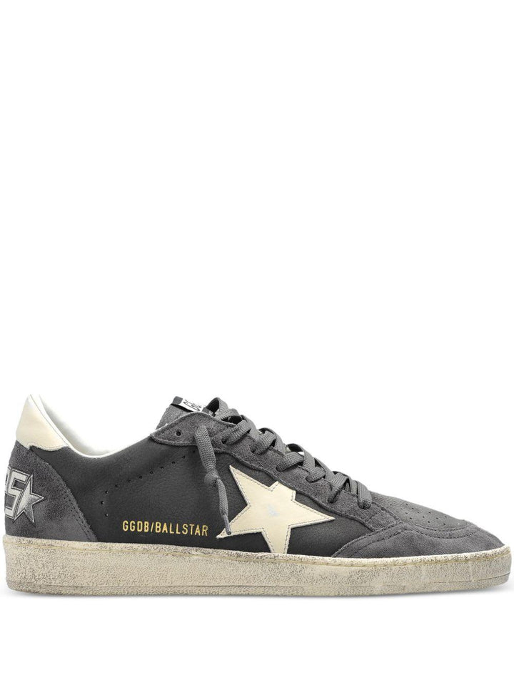 Sneaker antracite superstar nere con applicazioni 