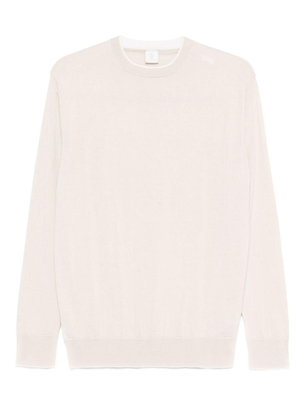 Maglione beige girocollo 
