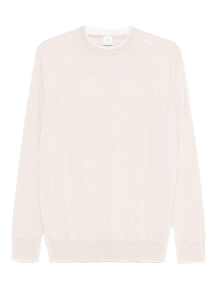 Maglione beige girocollo 