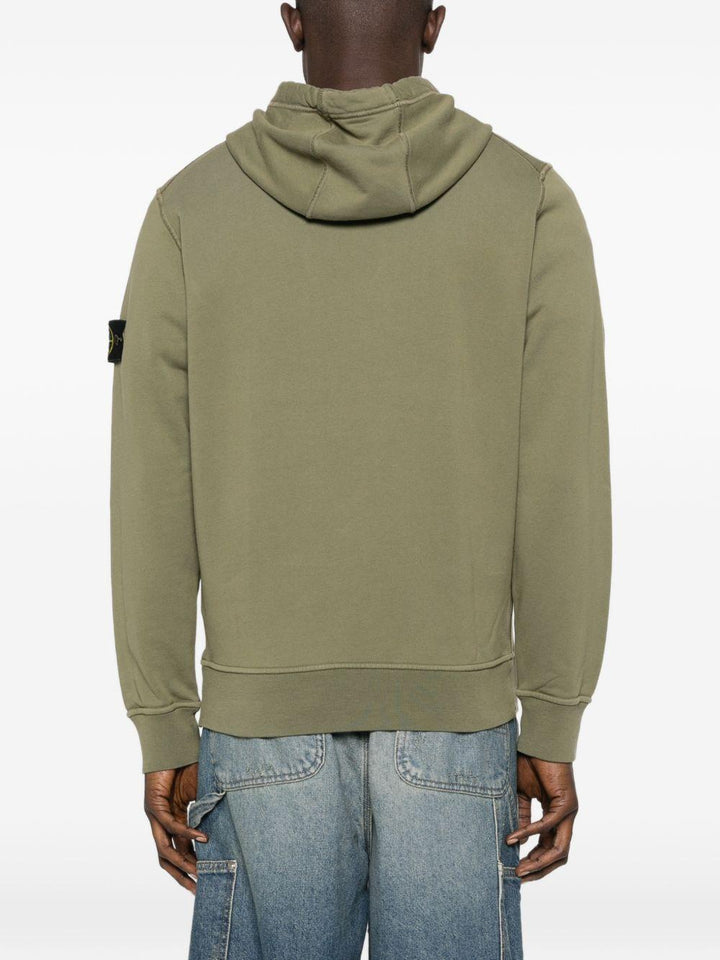 Felpa verde militare