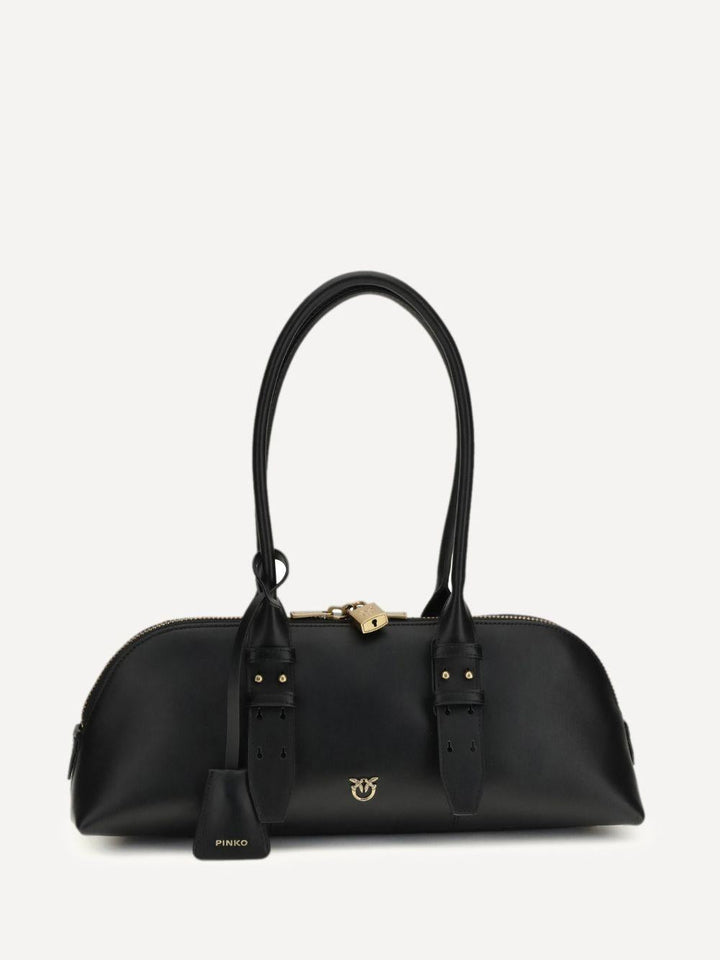 Borsa a spalla Padlock in pelle 