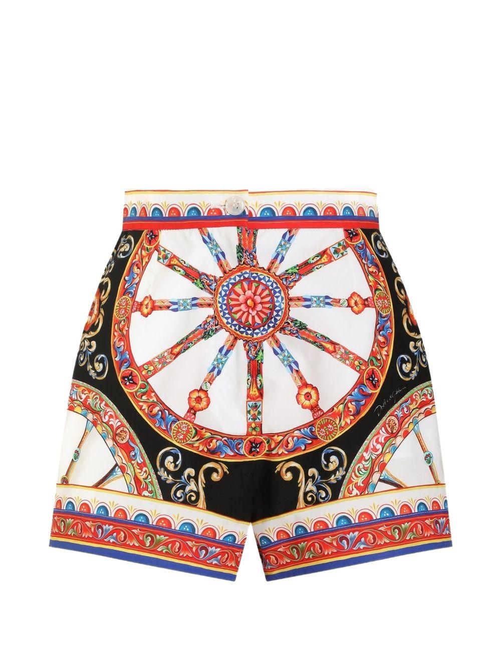 Shorts con stampa Carretto 