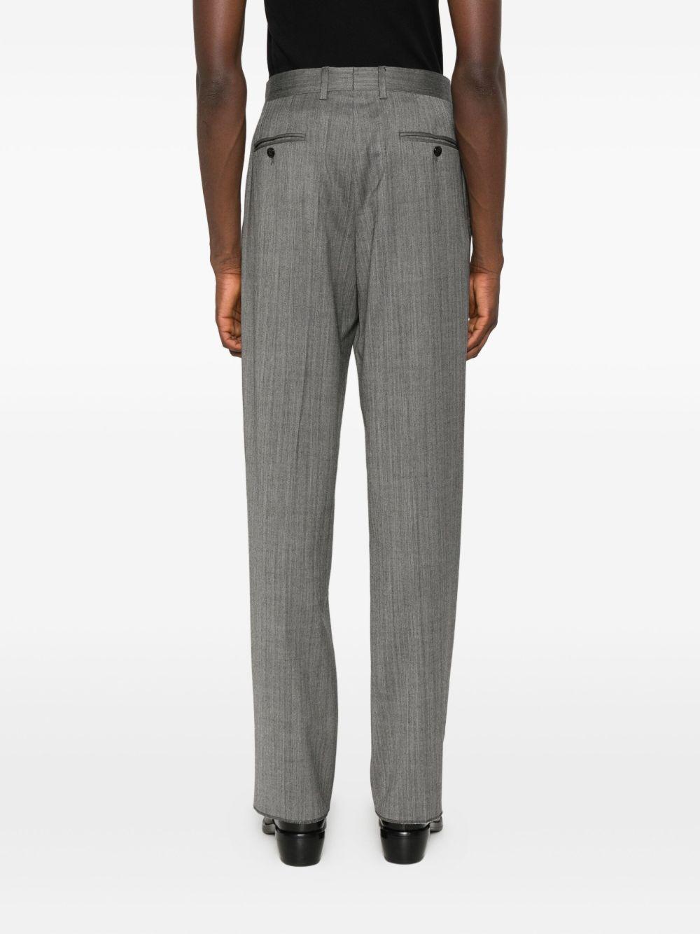 Pantaloni sartoriali grigi dritti 