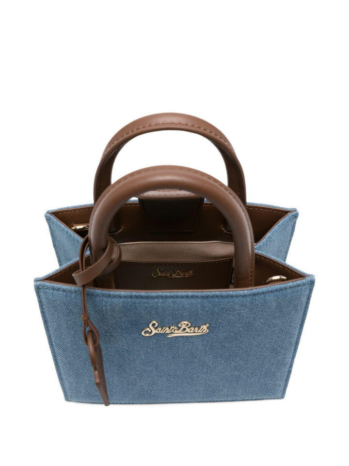Borsa tote Zalina mini con placca logo 