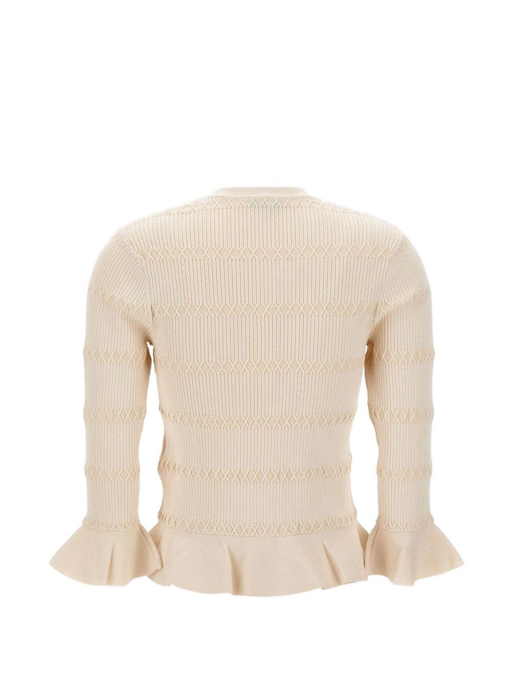 Cardigan con ruches 