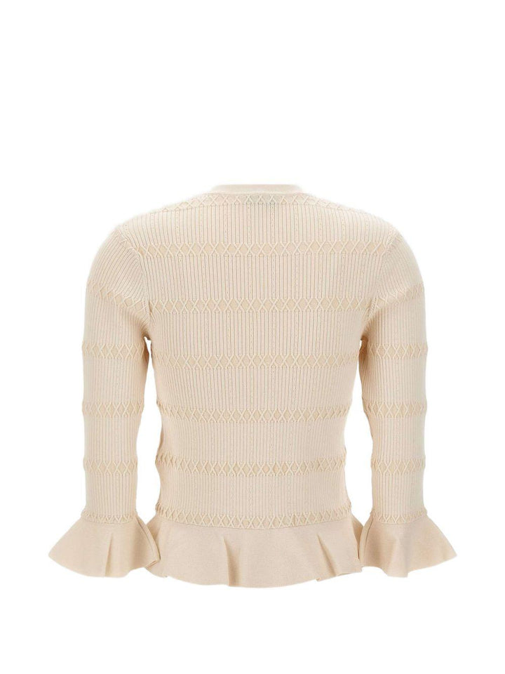 Cardigan con ruches 