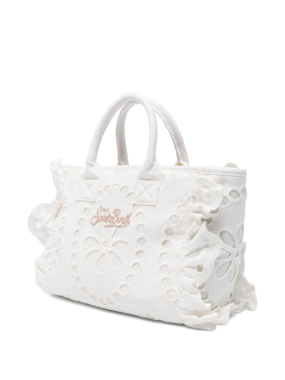 Borsa tote con ricamo media 