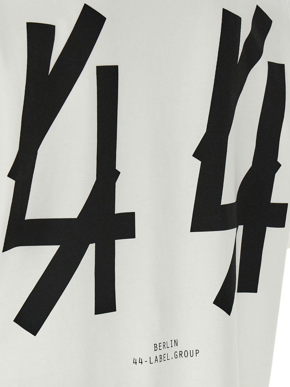 T-shirt white/black con stampa 
