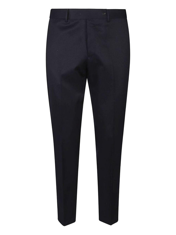 Pantaloni navy con piega 