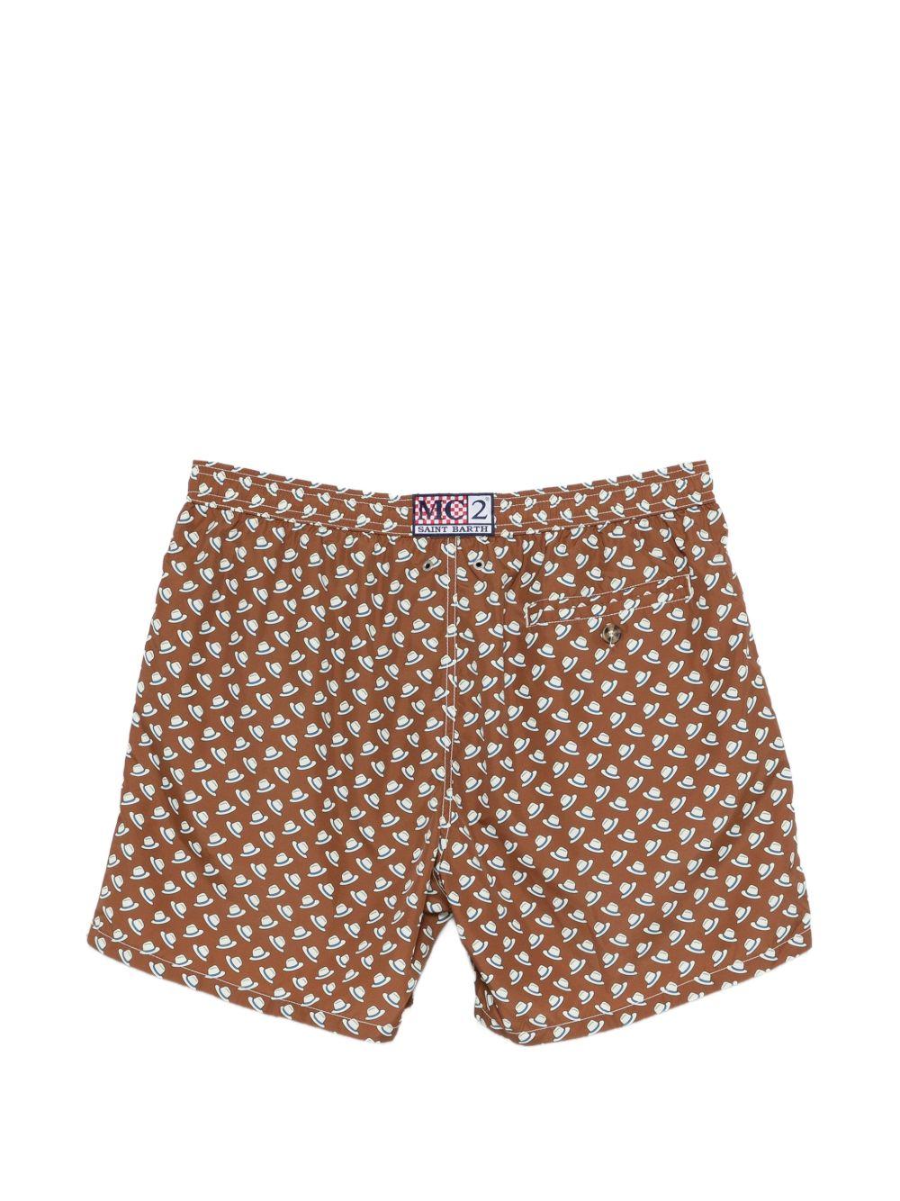 Costume da bagno marrone 