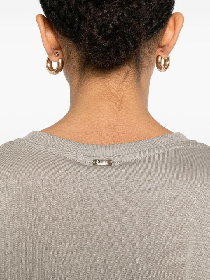 Maglia in filo a maniche corte 