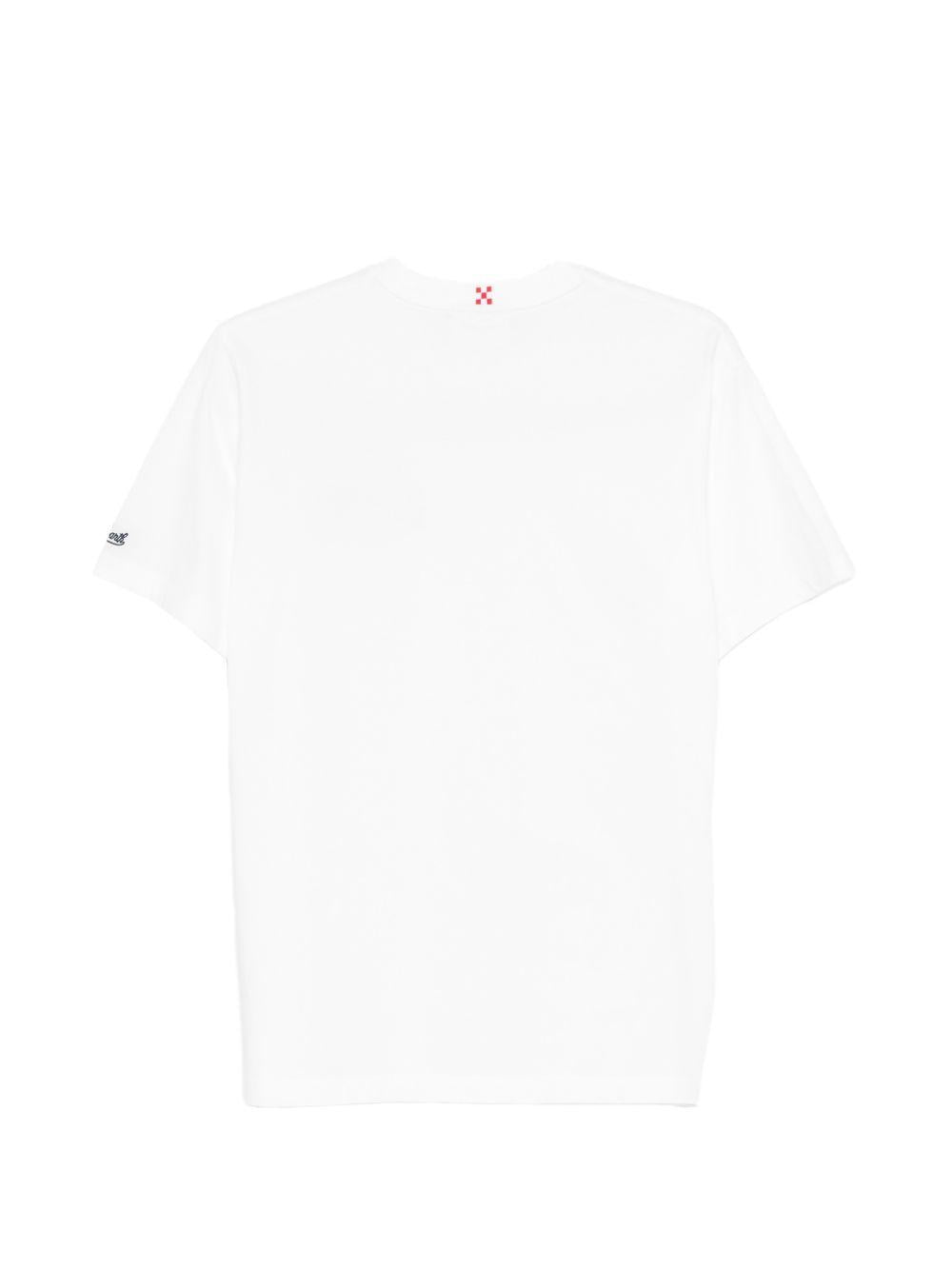 T-shirt bianca con stampa grafica 