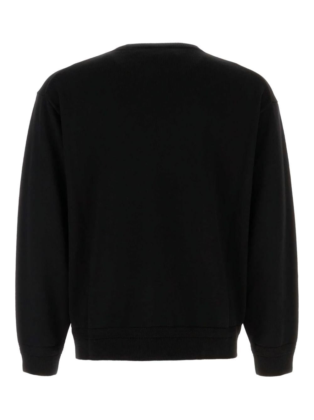 Maglione nero Boke Flower girocollo 