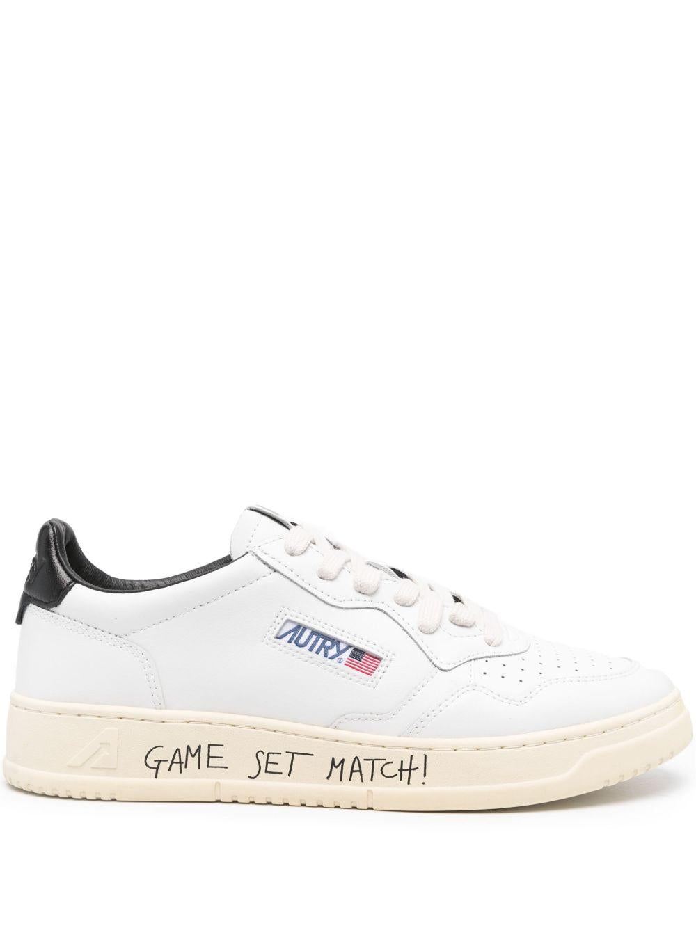 Sneakers Medalist con inserti white/black 