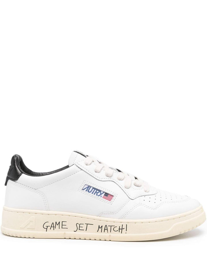 Sneakers Medalist con inserti white/black 