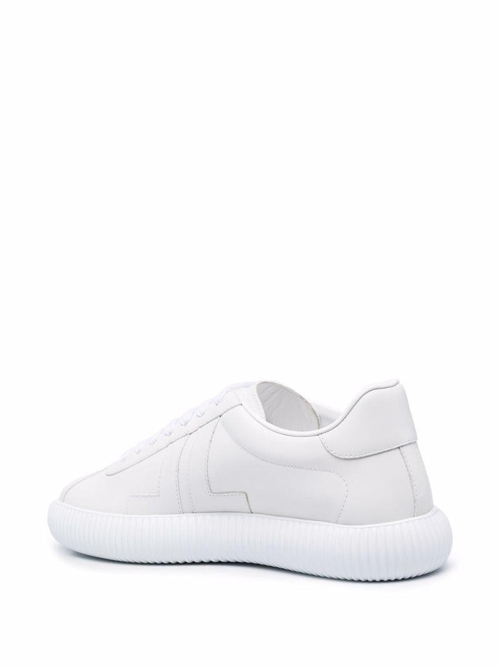 Sneaker Bianca Platform Rigata 