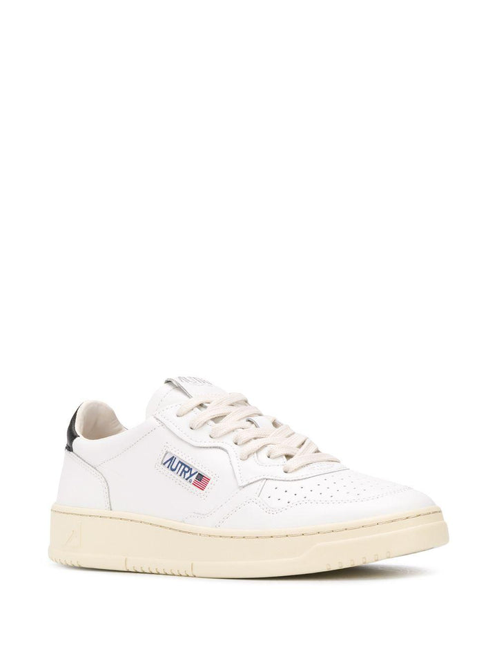 Sneakers Medalist low in pelle white/black 