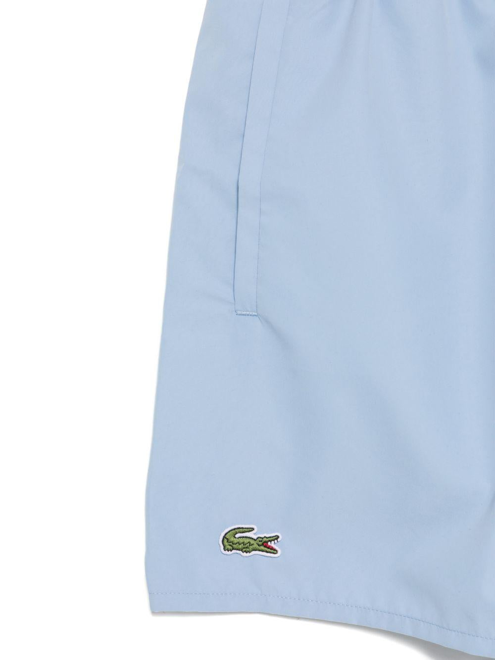 Costume da bagno azzurro con ricamo 