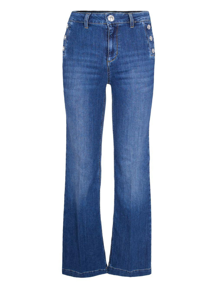 Jeans con bottoni 