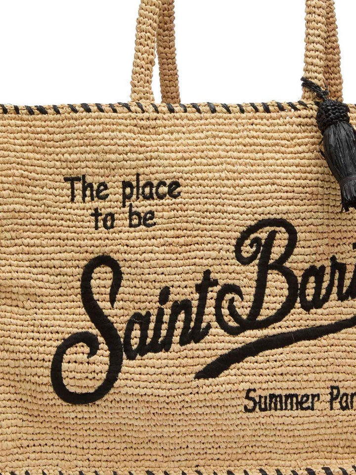 Borsa tote Collette in rafia 