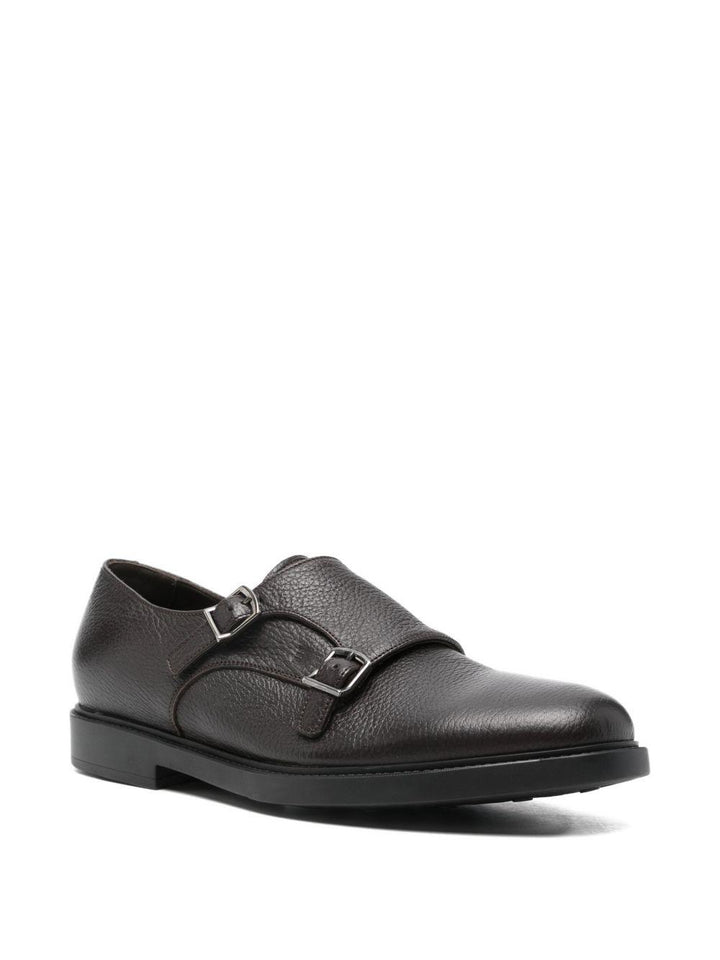 Monks marroni con fibbia 