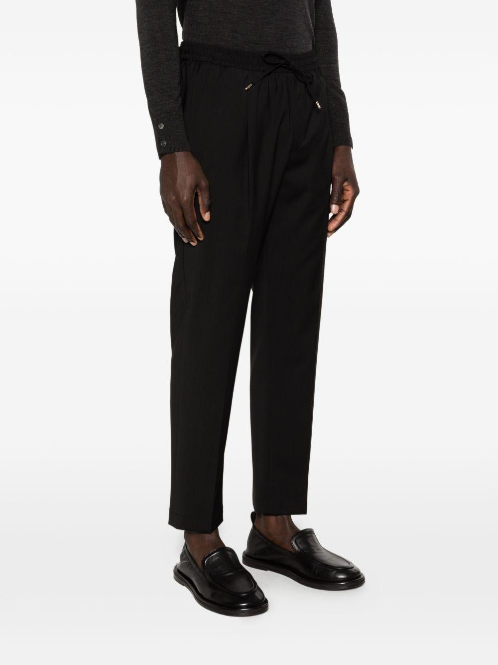 Pantaloni Wimbledons neri con coulisse 