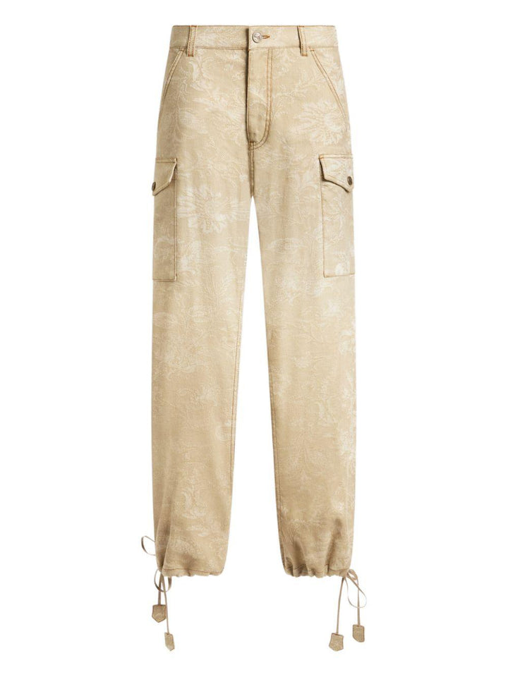 Cargo a fiori jacquard 
