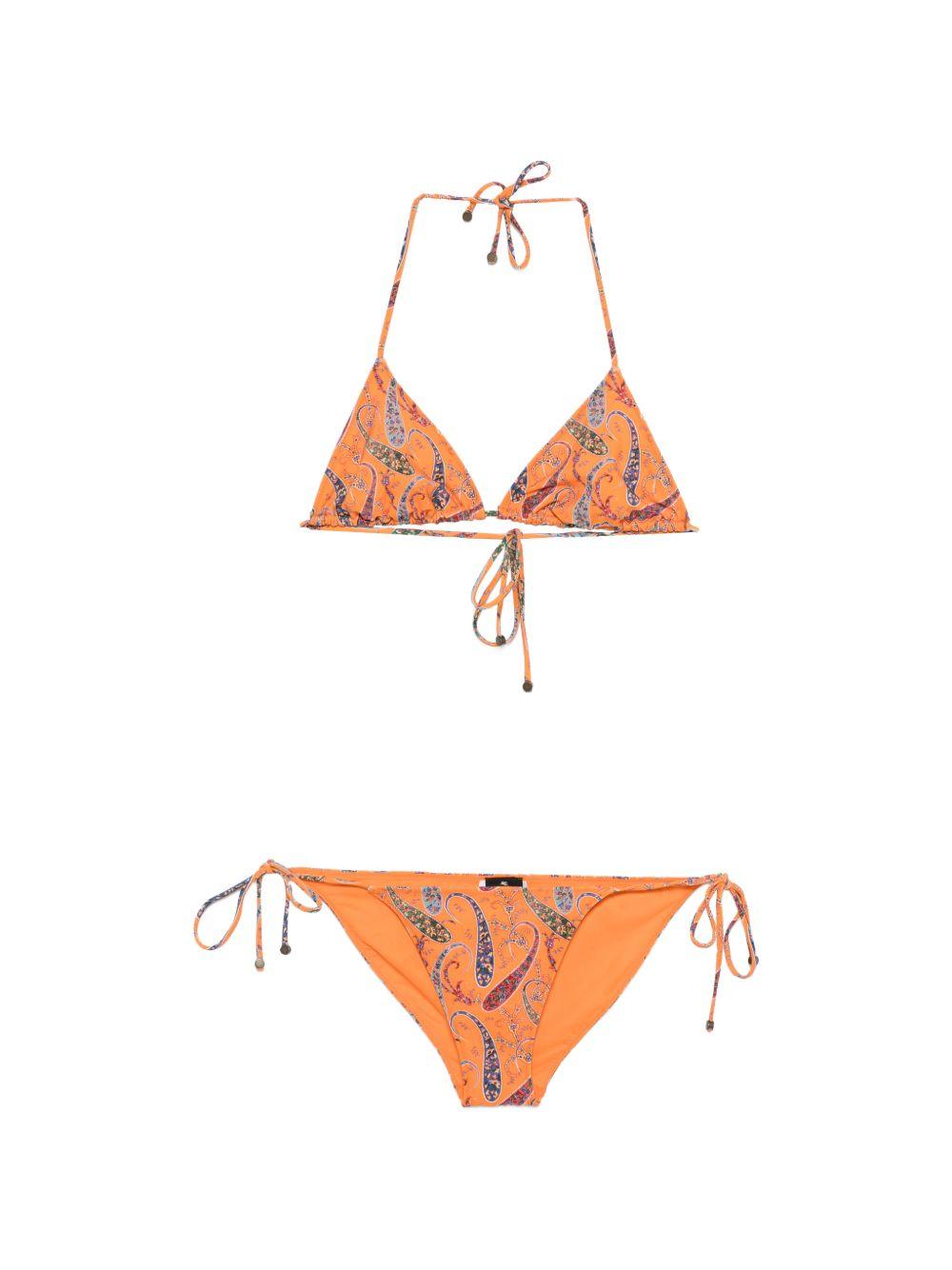 Bikini con stampa paisley 